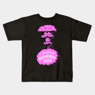 Survived Barbenheimer Talk Bubble Kids T-Shirt